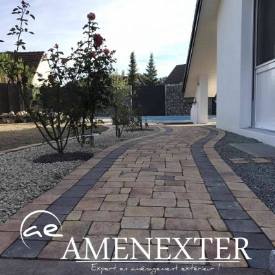 R&eacute;alisation de pavage/dallage dans le Haut-Rhin (68) Cernay 0