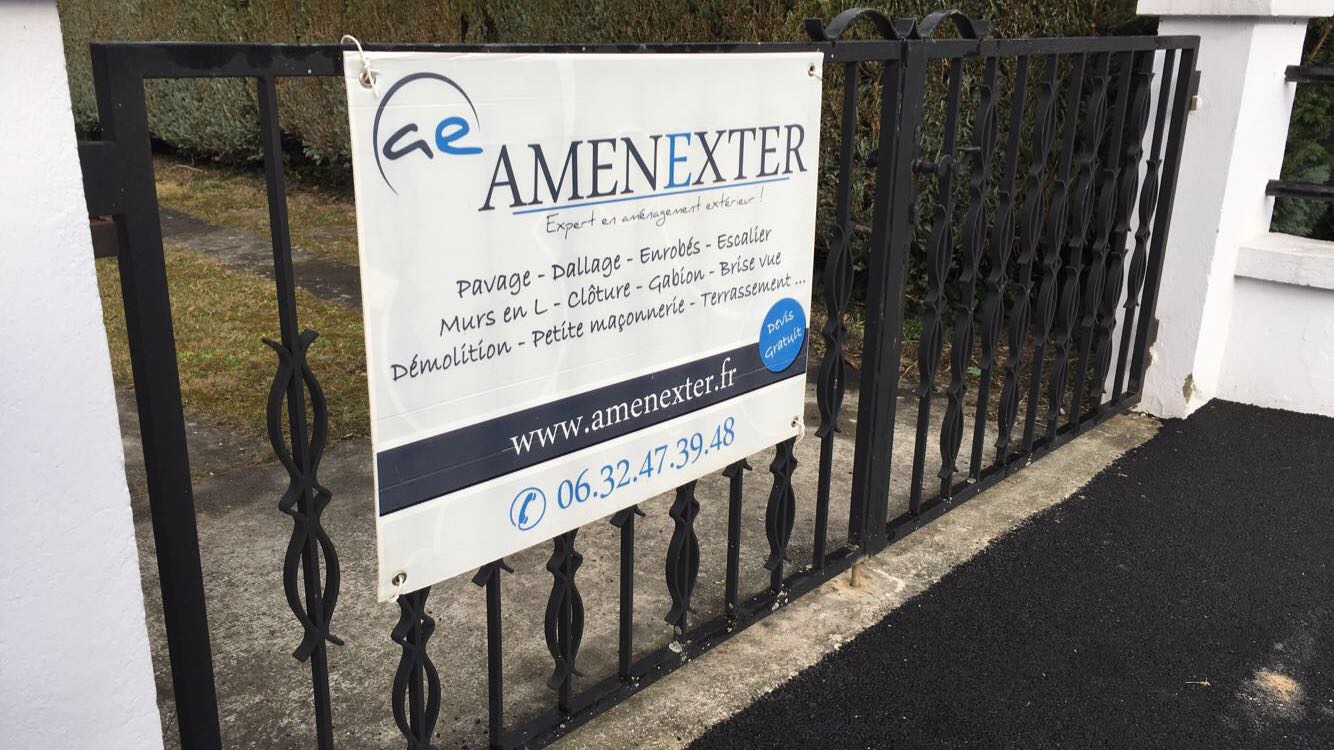 AMENEXTER KINGERSHEIM PAVAGE DALLAGE ALSACE 68 | Amenexter Pose de clôture dans le Haut-Rhin (68) Colmar