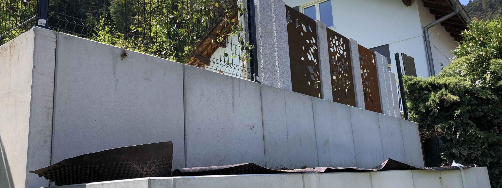 Comment choisir la hauteur id&eacute;ale pour un mur de sout&egrave;nement dans un terrain en pente ? Wittelsheim